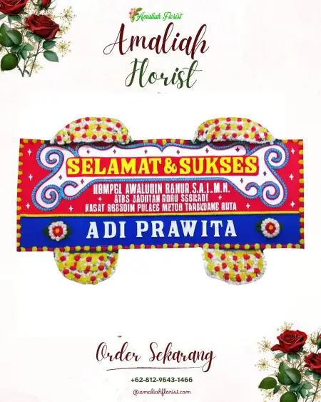Papan Bunga Ucapan Selamat Galala