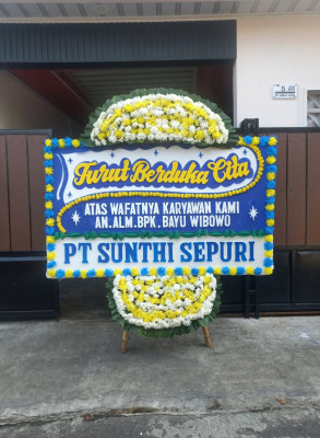 Papan Bunga Duka di Galala