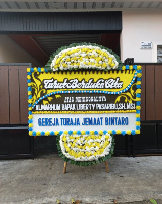 Papan Bunga Duka di Galala